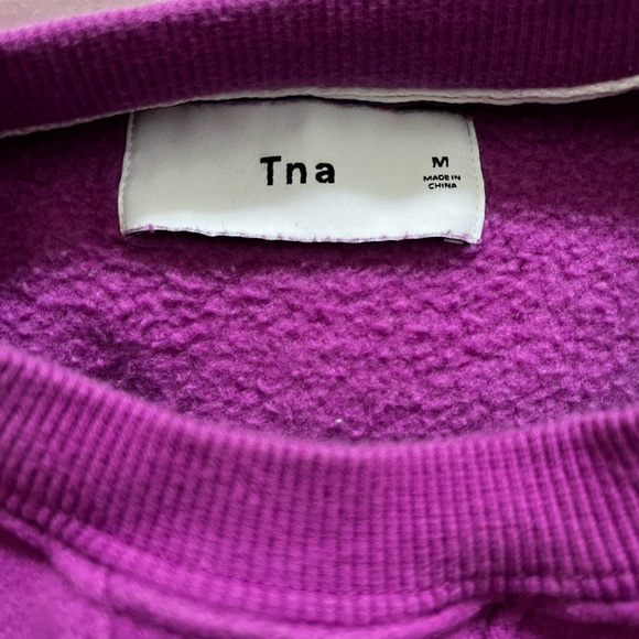 TNA Cozy Fleece Crewneck Sweatshirt - Picture 3 of 5